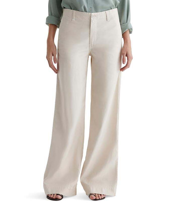 Women's AG Jeans Laurent Mid-Rise Utility Wide Leg Pants