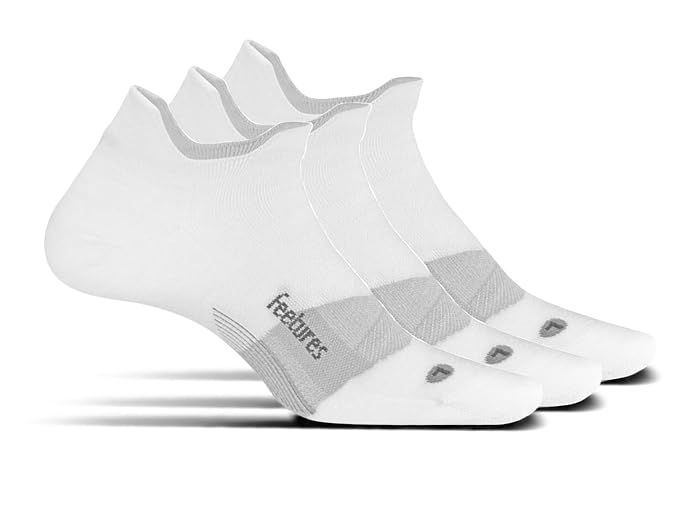 Unisex Feetures Merino 10 Cushion No Show Tab 3-Pair Pack