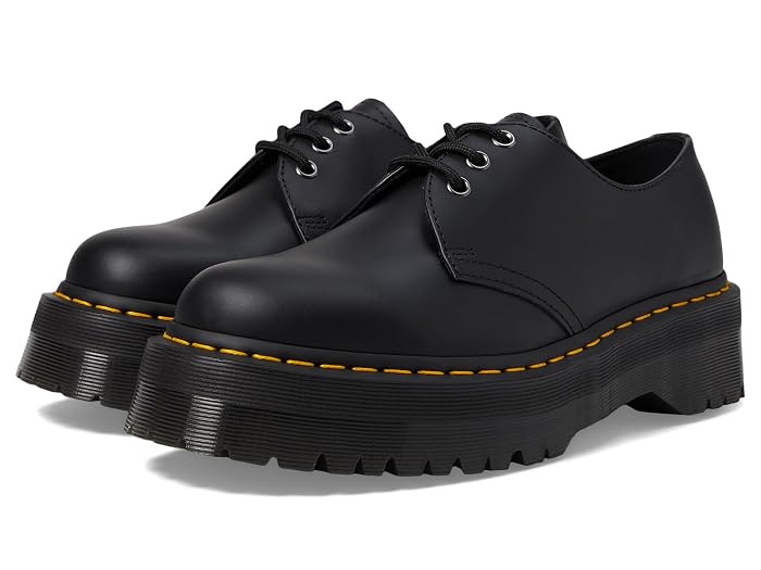 Unisex Dr. Martens 1461 Quad Smooth Leather Platform Shoes