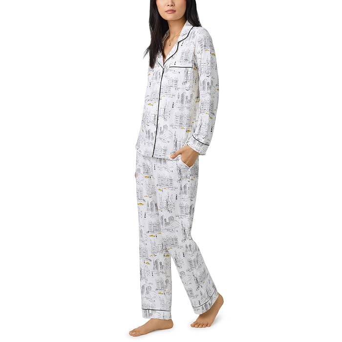 Women's Bedhead PJs Organic Cotton Jersey Long Sleeve Classic PJ Set