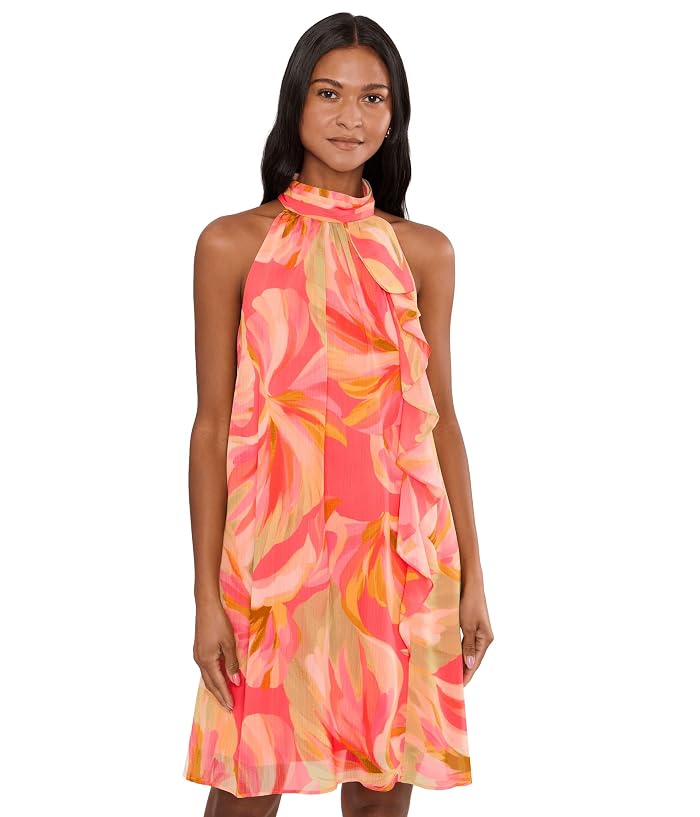 Women's Adrianna Papell Halter Trapeze Dress