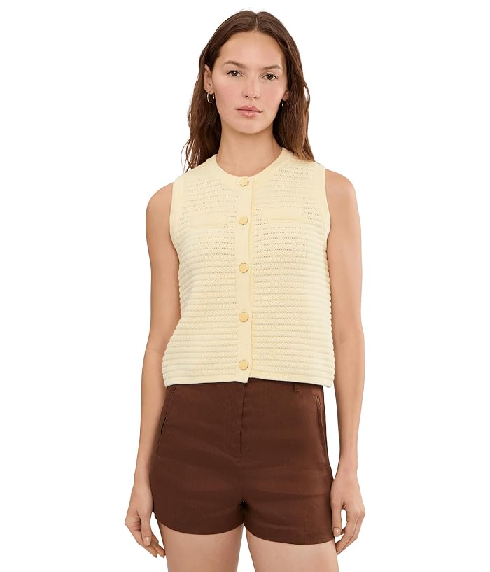 Women's 525 america Jayme Button Through Textured Vest